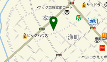 えにわ市民プラザの地図画像