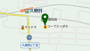 柳屋菓子舗コープほくと店の地図画像