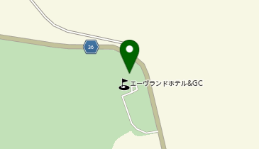エーヴランドゴルフクラブの地図画像