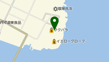 タツミヤ厚岸店の地図画像