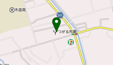 つがる市消防署救急医療情報の地図画像