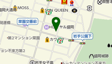 リーガルシューズ盛岡店の地図画像