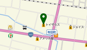 トイザらス北上店の地図画像
