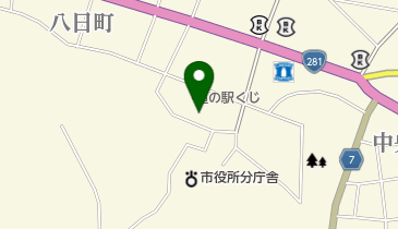 岩手久慈っこ本舗の地図画像