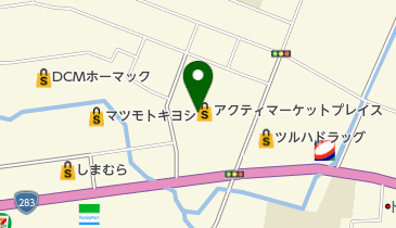 博扇堂クリーニングセンターアクティ店の地図画像