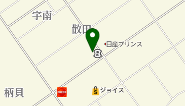 岩盤浴やすらぎ汗の地図画像