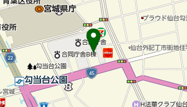 宮城岳風会の地図画像
