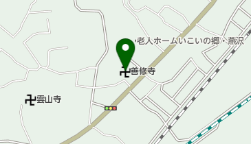 善修寺の地図画像