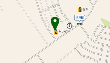 うさちゃんクリーニングヤマザワ汐見台店の地図画像
