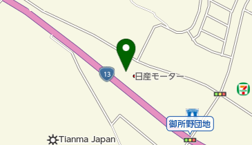 バイキングエドゥーノ秋田御所野店の地図画像