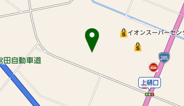 コックス五城目店の地図画像