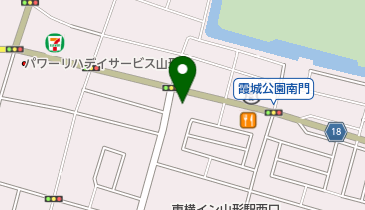富士通オープンカレッジ山形校の地図画像