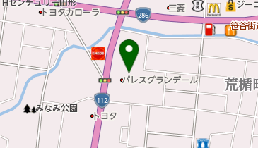 株式会社日比谷花壇パレスグランデール店の地図画像