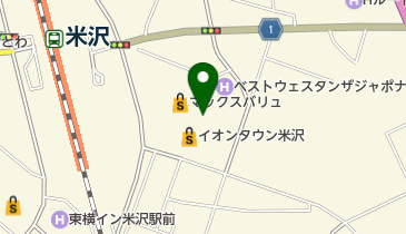 クリーニングWAKOマックスバリュ米沢店の地図画像
