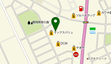うさちゃんクリーニング マックスバリュ鶴岡南店の地図画像