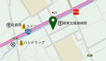 介護老人保健施設リハビリ南東北福島の地図画像