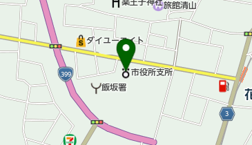 福島市 飯坂学習センターの地図画像