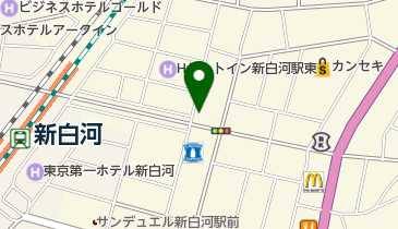 ミミプラザ新白河店の地図画像