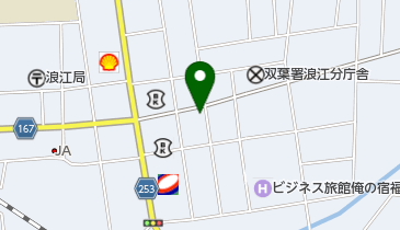 ポーラ化粧品リッツ店の地図画像