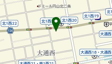 左希子化粧代理店ロージェ・美美札幌サロンの地図画像