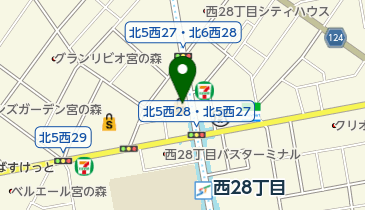 メンズレディースリープの地図画像
