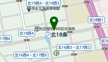 北天堂書店の地図画像