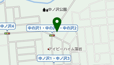 株式会社フヂヤ薬局 中の沢調剤薬局の地図画像