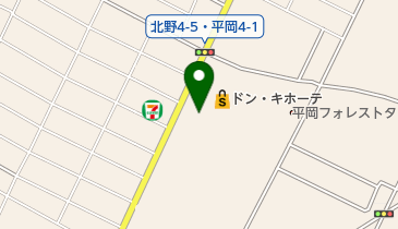 ザ・ゴールド平岡店の地図画像