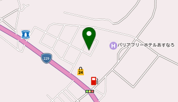 坪田理容院の地図画像