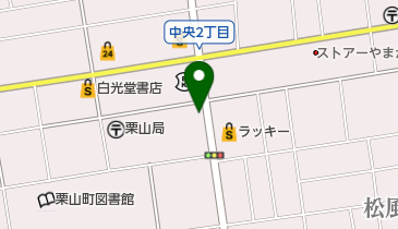 美容室ハーツの地図画像