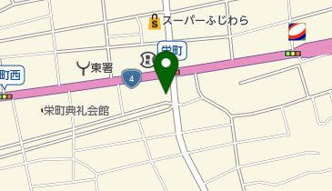 理容フジヤの地図画像