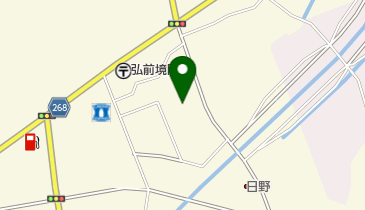 オートガーデン境関店の地図画像