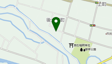山郷館総合支援センター黒石の地図画像