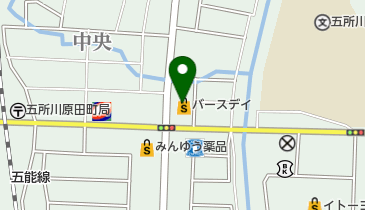 バースディ五所川原店の地図画像