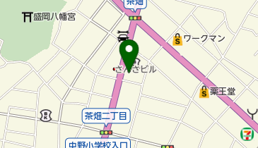アキラ自動車の地図画像