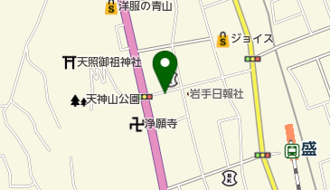 蔵ハウス大船渡の地図画像