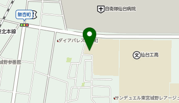 仙台市役所 宮城野区 児童館 宮城野児童館の地図画像
