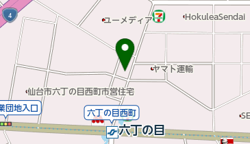 株式会社FUJIジャパン仙台支店の地図画像
