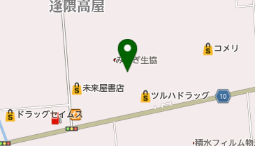 カットショップティオ亘理店の地図画像