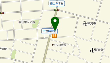 美容プラージュ秋田店の地図画像