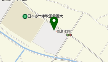 秋田県高清水園の地図画像