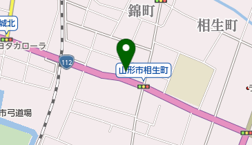 カフラオハワイ山形校の地図画像