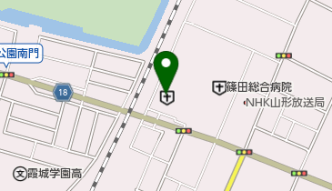 二本松会労働組合山形の地図画像