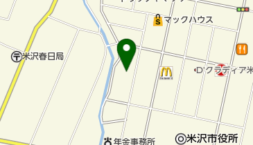 世界真光文明教団米沢道場の地図画像