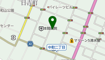 和風ダイニングいち蔵の地図画像