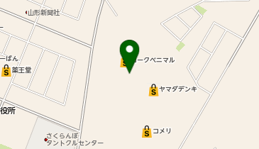 うさちゃんクリーニング ヨークベニマル新東根店の地図画像