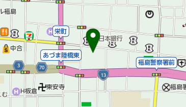 日新火災海上保険株式会社福島サービス支店の地図画像