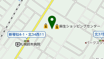 イトマンスイミングスクール札幌麻生校の地図画像