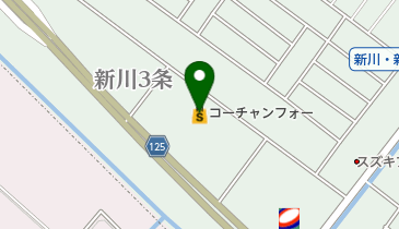 コーチャンフォー 新川通り店文具コーナーの地図画像