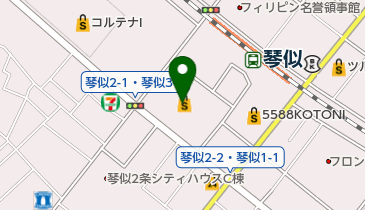 ワタナベ美容室 イトーヨーカドー琴似店の地図画像